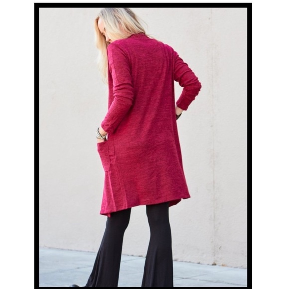 Red Cardigan - Picture 3 of 4